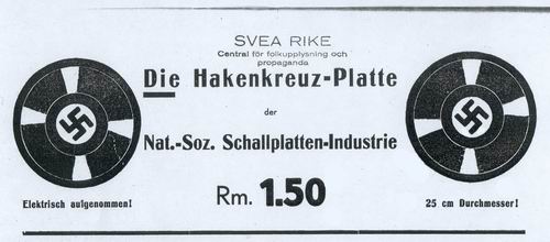 Svew Rike Hakenkreuz-Platte