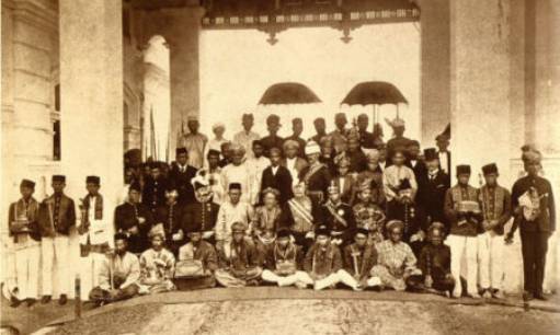 Malay Rulers at the first Durbar, Kuala Kangsar, Perak