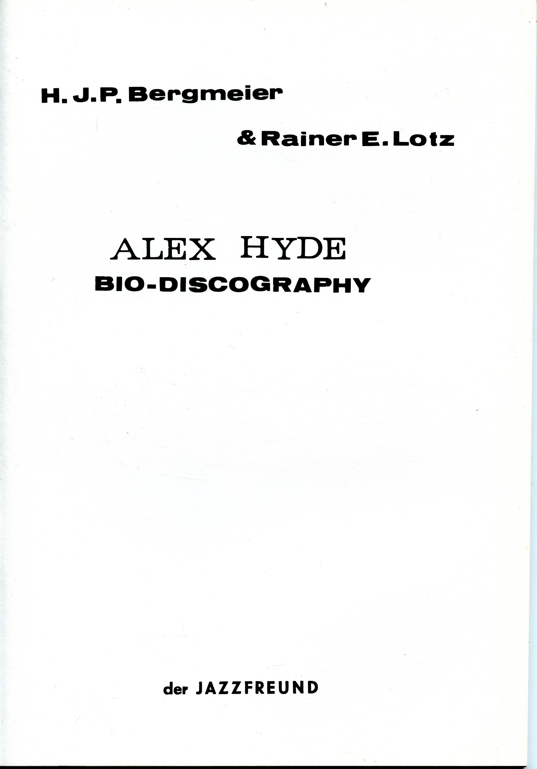 Alex Hyde Story