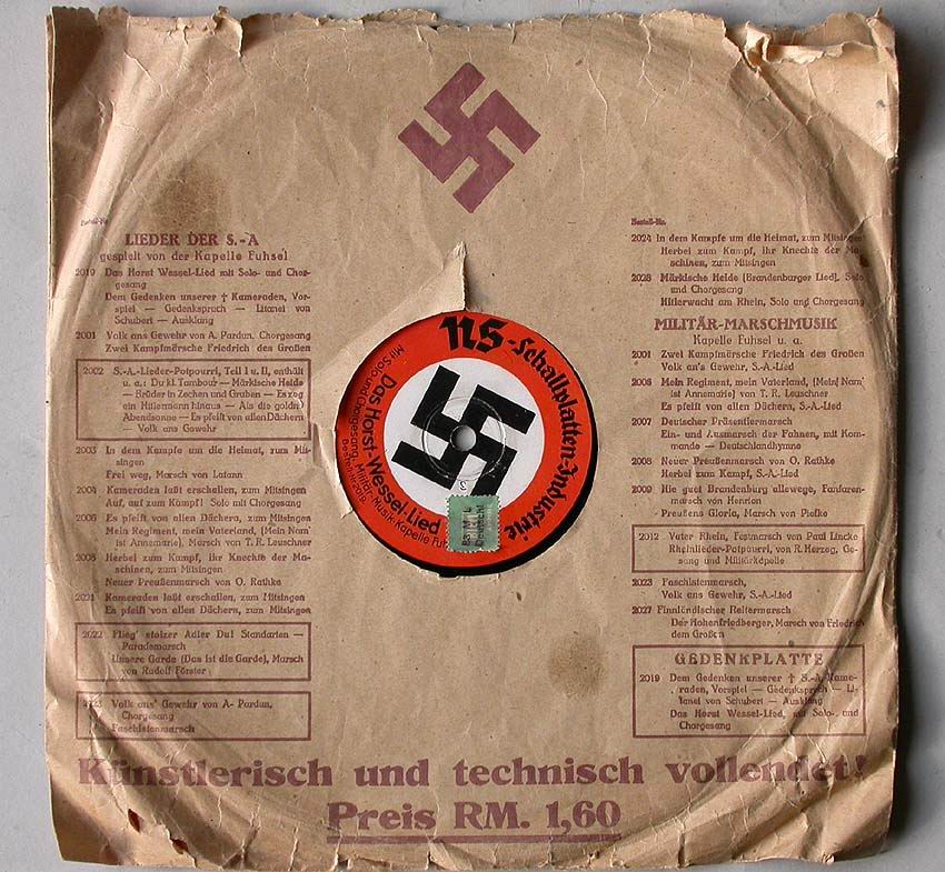 NS-Schallplatten-Industrie Hülle
