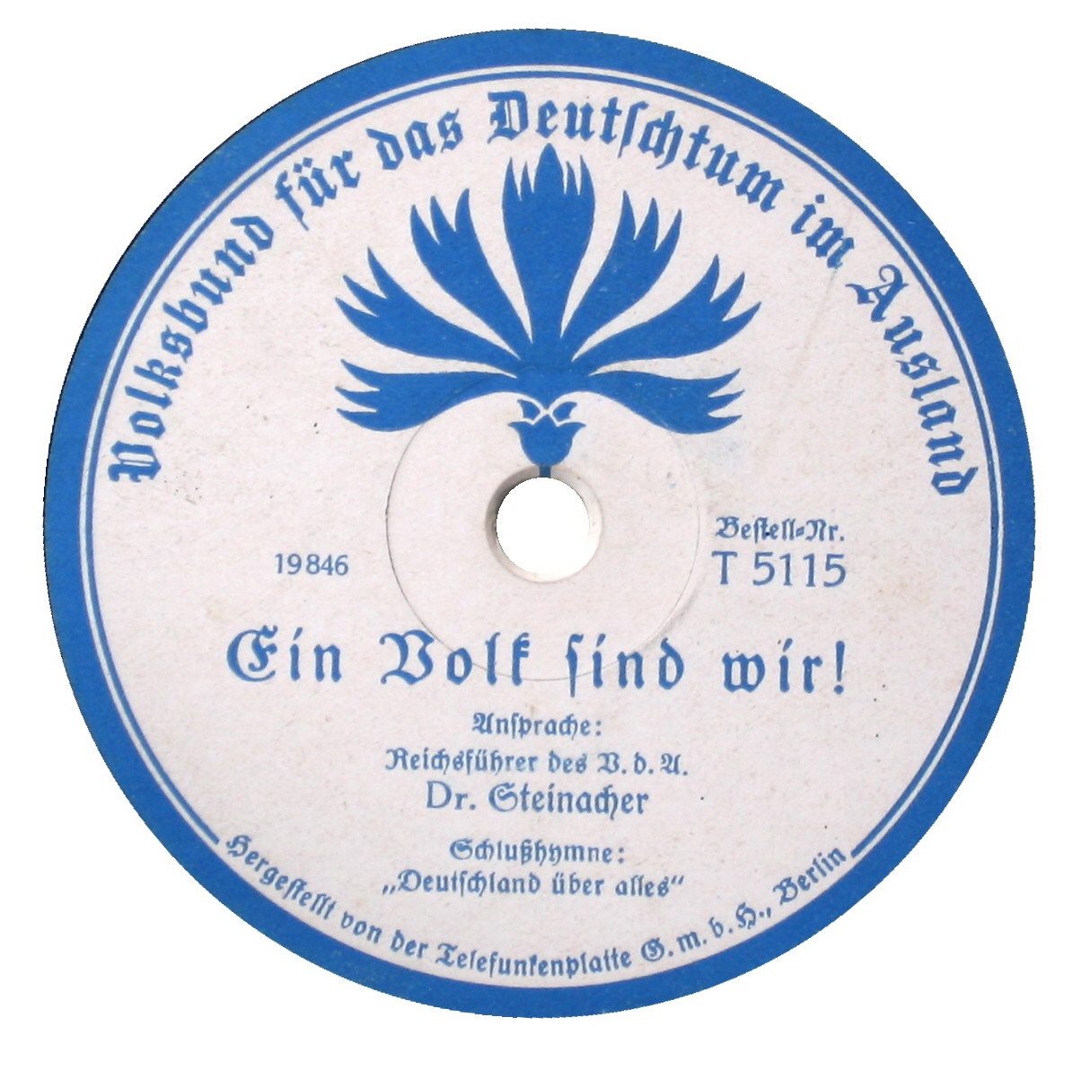 Telefunken-T5115 Volksbund fr das Brauchtum im Ausland